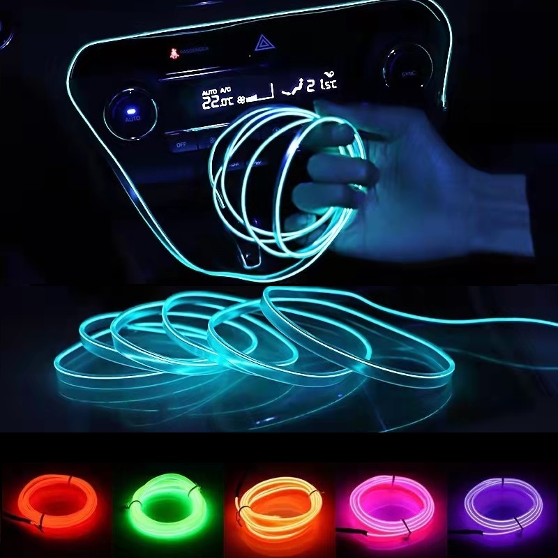 Rope Light Decoration - 10m/3m/5m Neon LED Car Interior Lighting