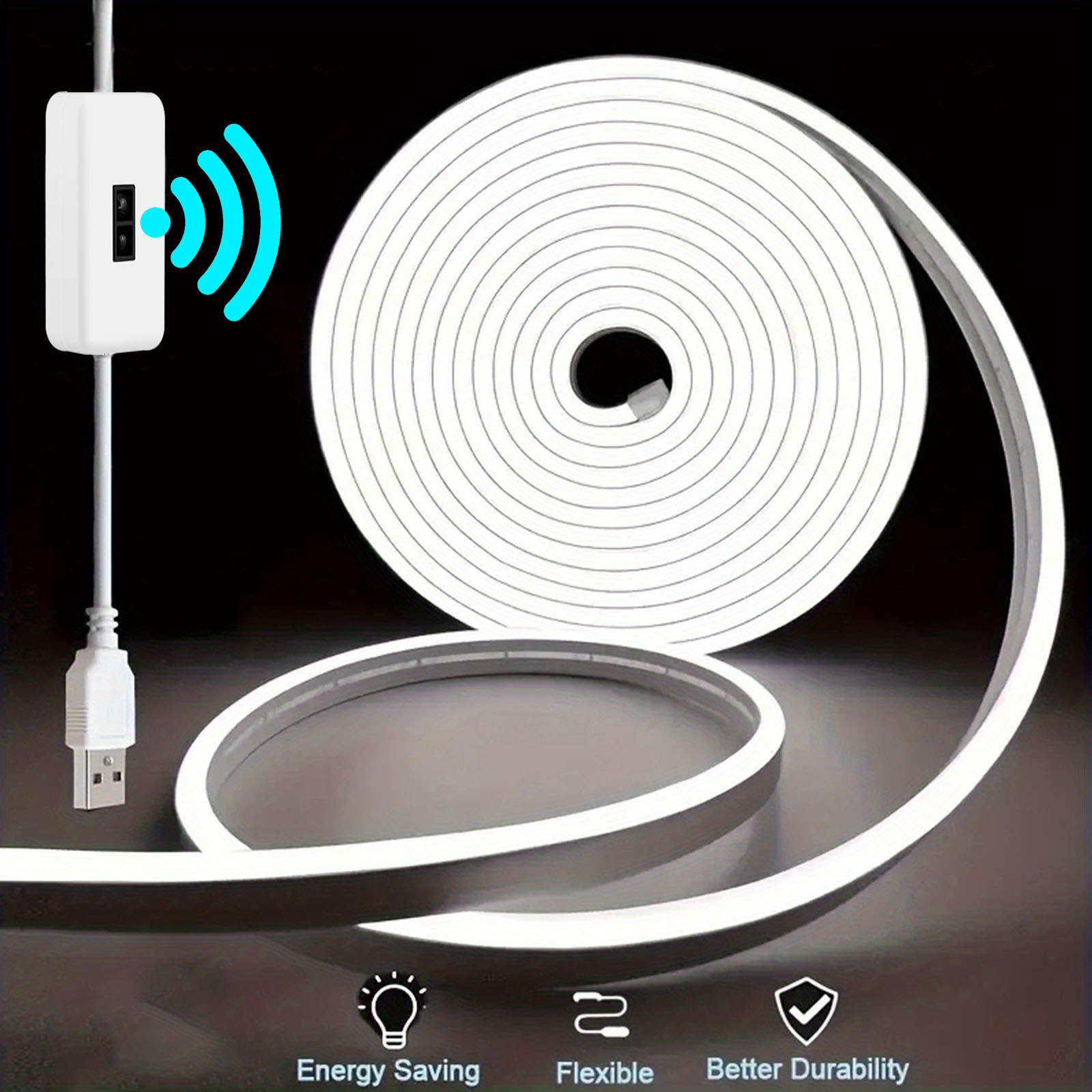 Rope Light Decoration - Motion Sensor Neon LED Light Strip