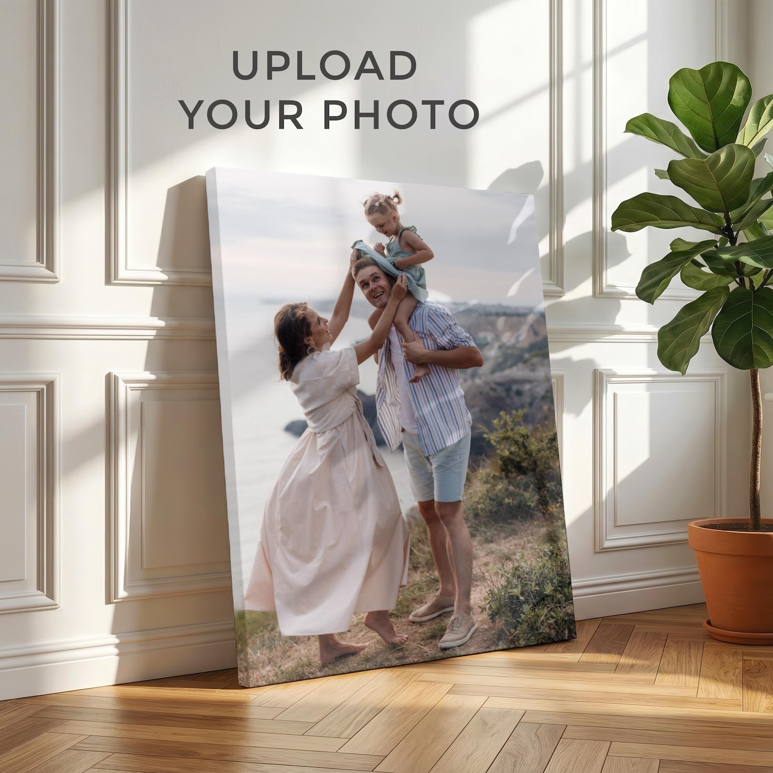 Home Decor Ideas - Personalized Photo Canvas, Custom Family Wall