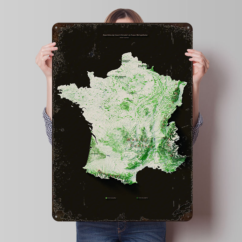 Home Decor Ai - Massifs Forestiers Fran??ais Poster Customized Wall