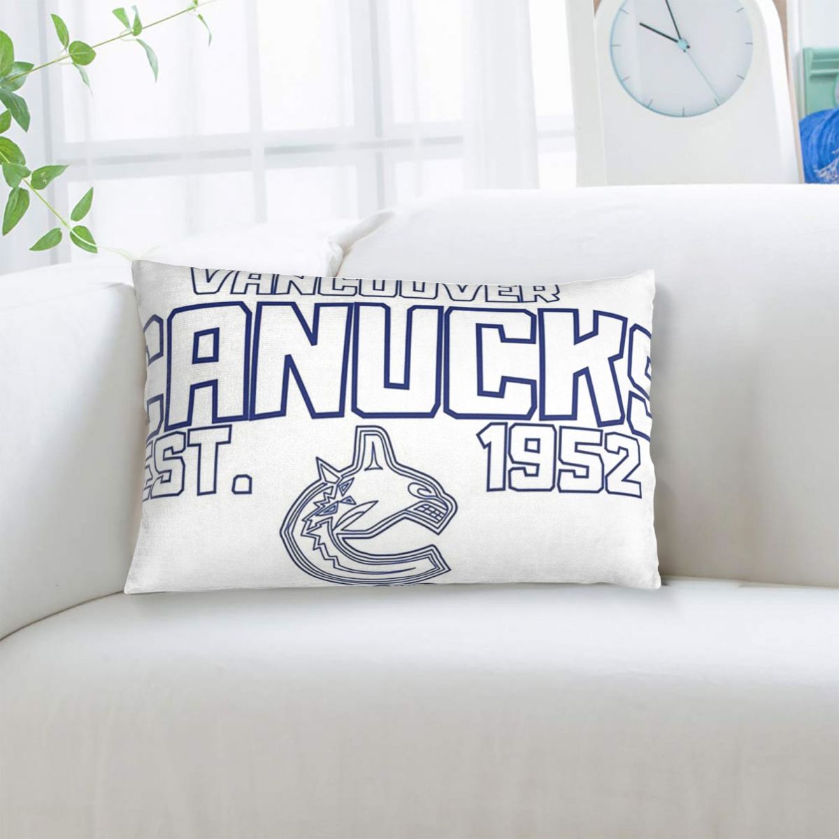 Home Decor Vancouver - Vancouver Canucks Hockey Canada Rectangle Pillowcase
