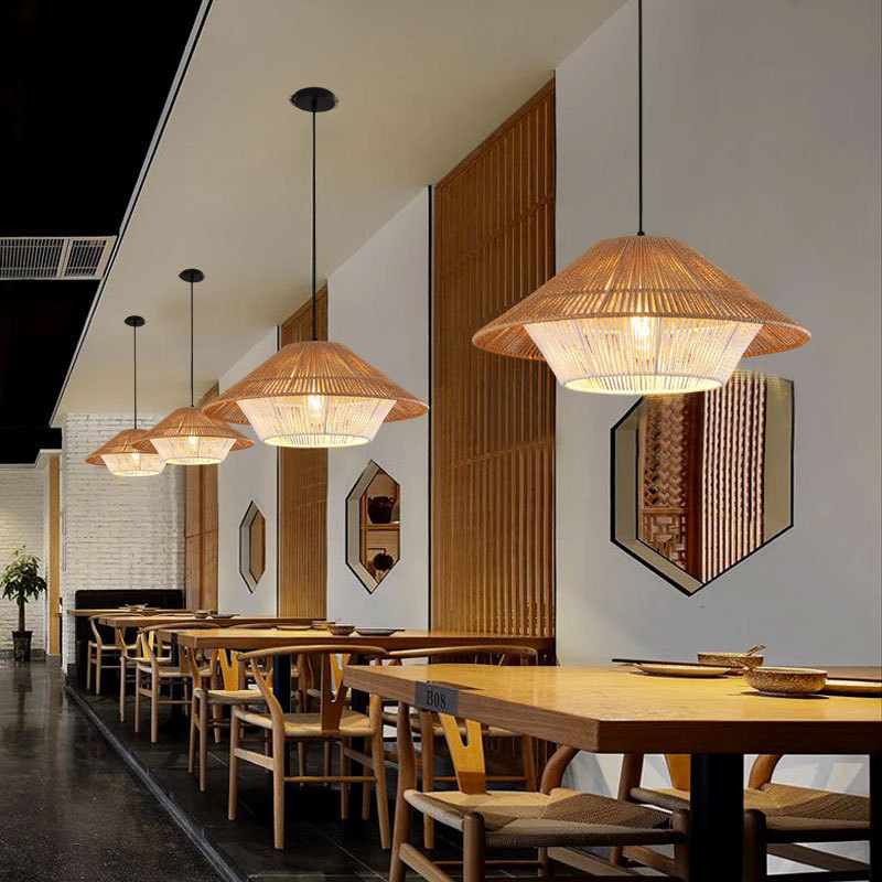 Japanese Creative Hemp Rope Ra - огляд і ціна Rope Light Decoration