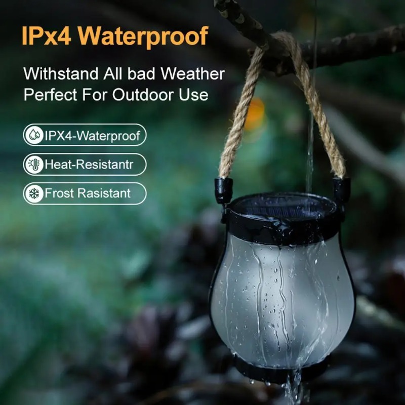 Solar Flame Lamp USB Rechargea - огляд і ціна Rope Light Decoration