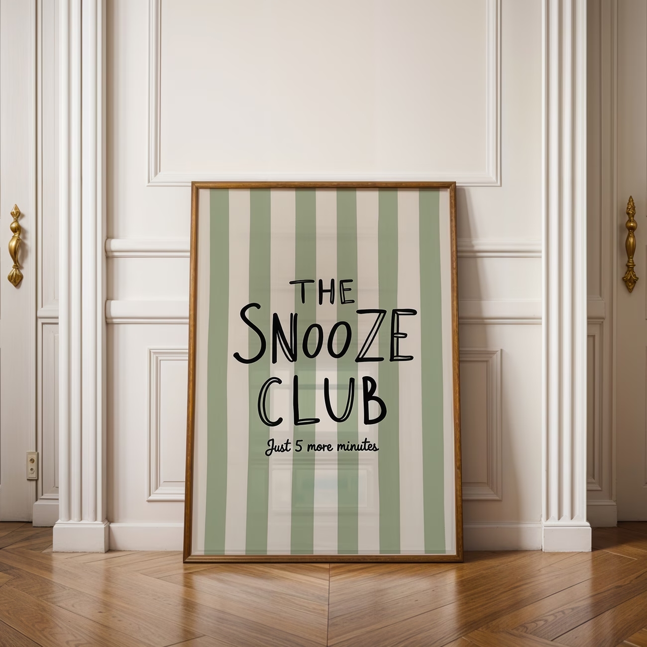 Modern,Retro Sleep Phrases Min - огляд і ціна Home Decor Green