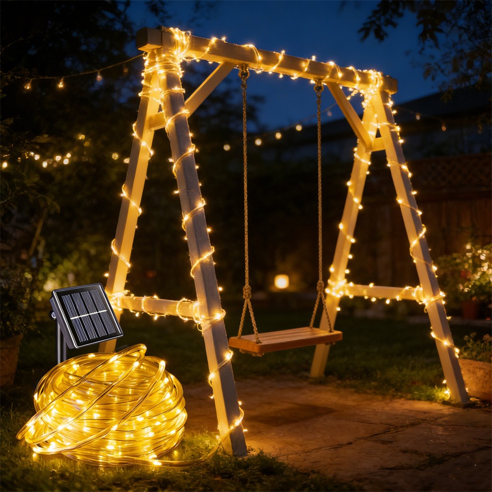 Solar Tube Rope Lamp Christmas - огляд і ціна Rope Light Decoration
