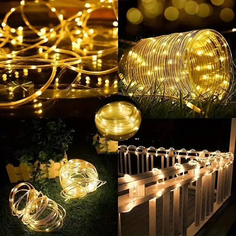 Solar Tube Rope Lamp Christmas - огляд і ціна Rope Light Decoration