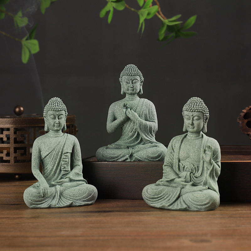 Buddha Garden Statue Fish Tank - огляд і ціна Home Decor Green
