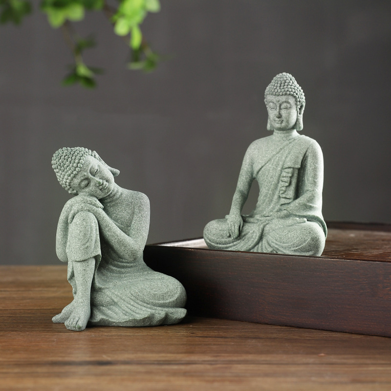 Buddha Garden Statue Fish Tank - огляд і ціна Home Decor Green