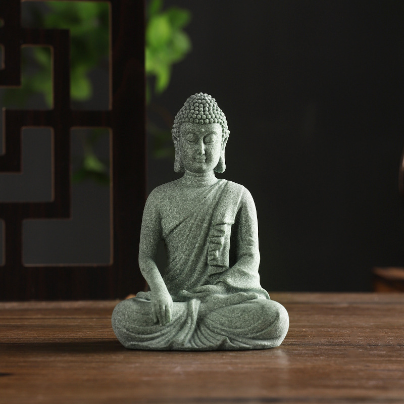 Buddha Garden Statue Fish Tank - огляд і ціна Home Decor Green