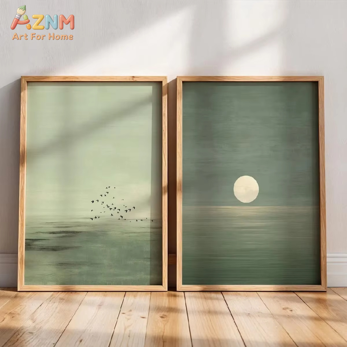 2pcs/set Japanese Sage Green A - огляд і ціна Home Decor Green