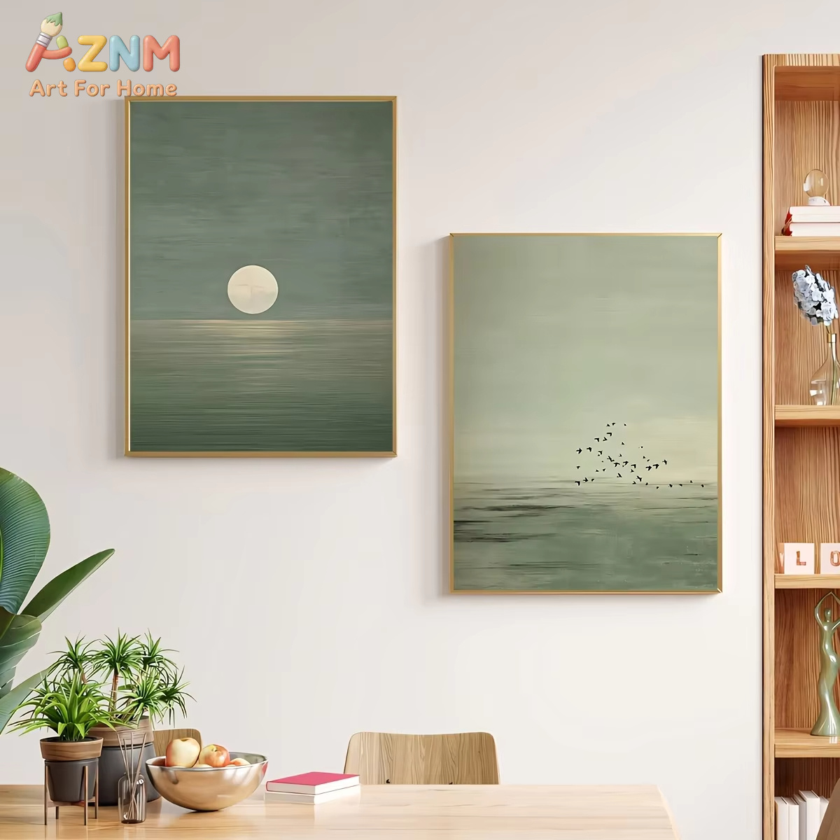 2pcs/set Japanese Sage Green A - огляд і ціна Home Decor Green