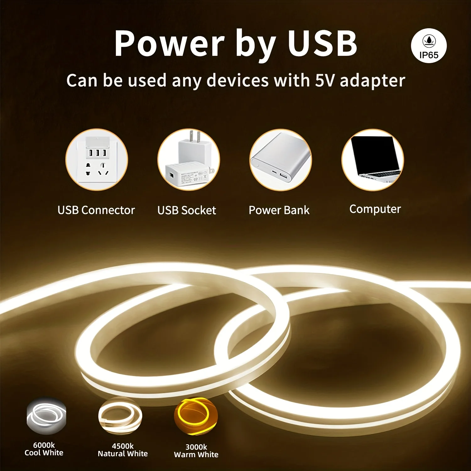 Motion Sensor Neon LED Light S - огляд і ціна Rope Light Decoration