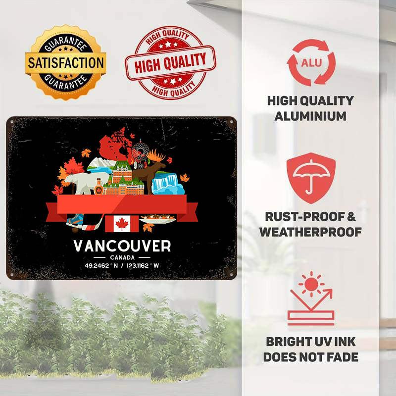 Vancouver City Map Printed Pos - огляд і ціна Home Decor Vancouver