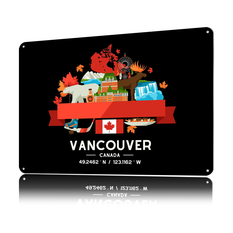 Vancouver City Map Printed Pos - огляд і ціна Home Decor Vancouver