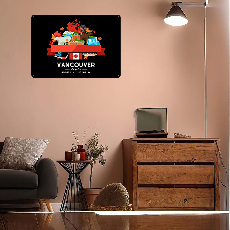 Vancouver City Map Printed Pos - огляд і ціна Home Decor Vancouver