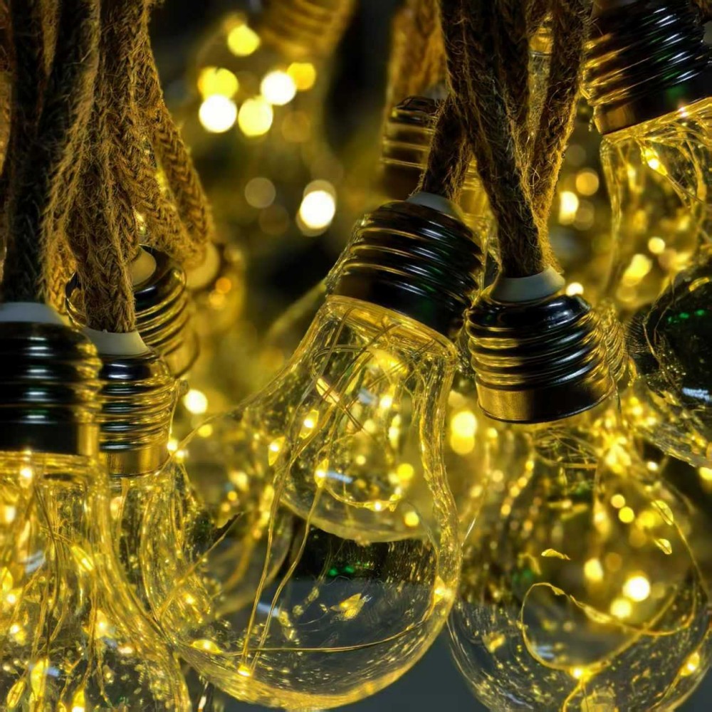 5M10LED Vintage Hemp Rope Edis - огляд і ціна Rope Light Decoration