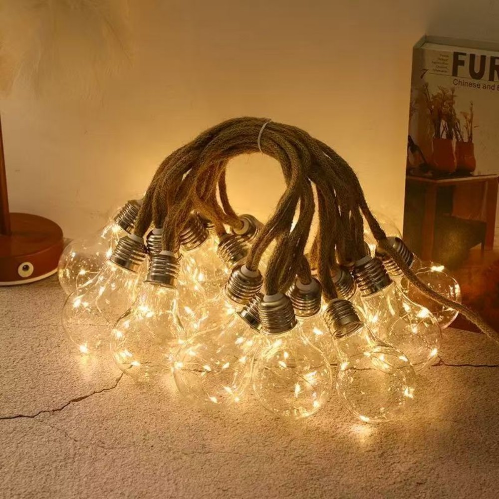 5M10LED Vintage Hemp Rope Edis - огляд і ціна Rope Light Decoration