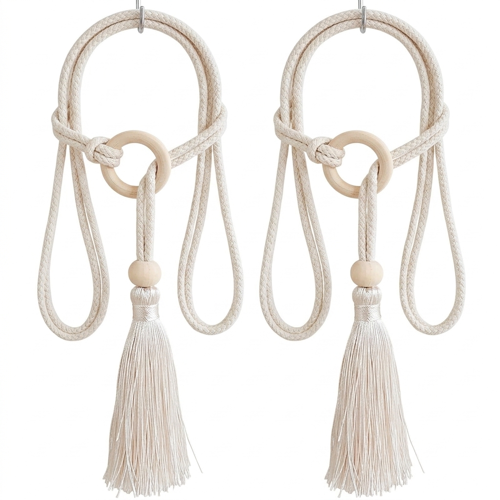 Curtain Tiebacks 1 Pair Modern - огляд і ціна Rope Light Decoration