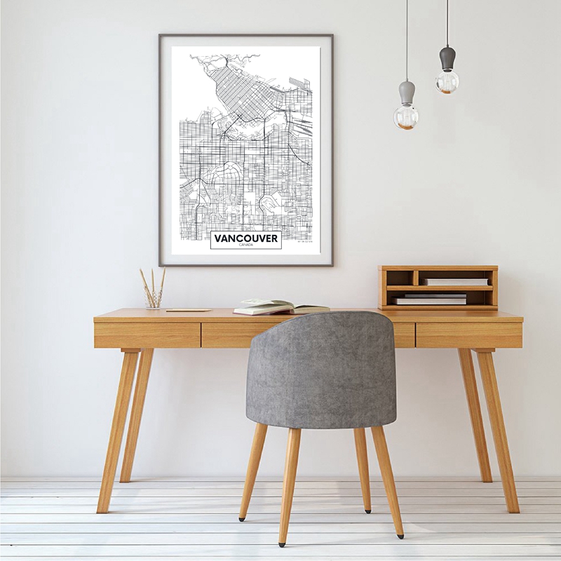 Canada Toronto City Map Poster - огляд і ціна Home Decor Vancouver