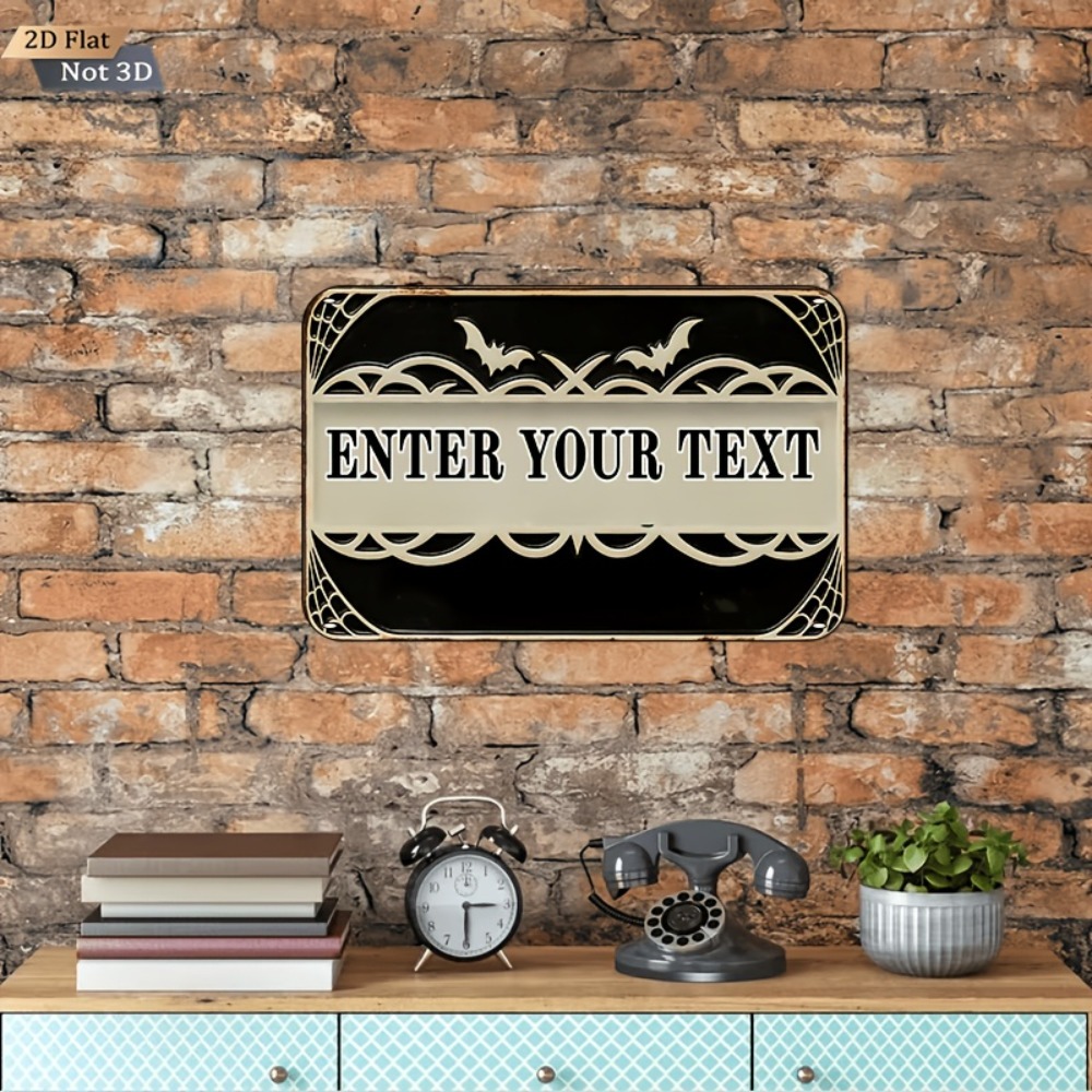 Customizable Spider Web Bat Ti - огляд і ціна Home Decor Store