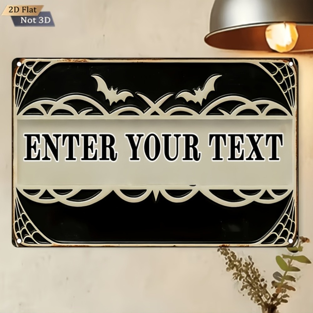 Customizable Spider Web Bat Ti - огляд і ціна Home Decor Store
