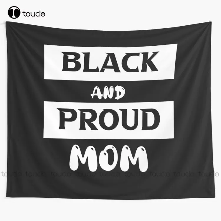 New Black & Proud Mom Tapestry - огляд і ціна Home Decor Store