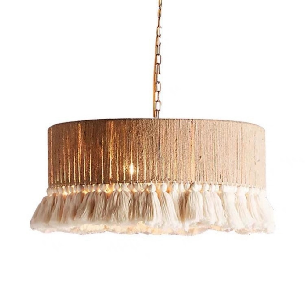 Bohemian Tassels Pendant Lamps - огляд і ціна Rope Light Decoration