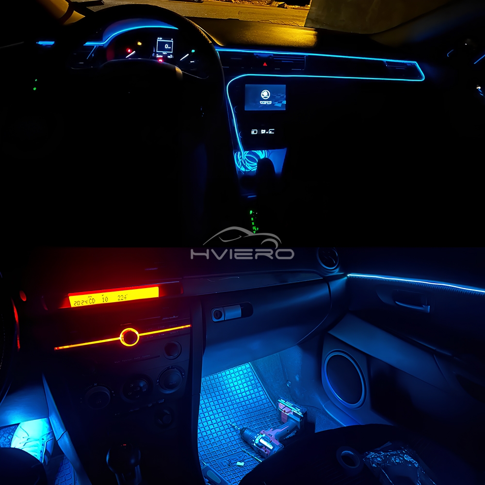 1/2/3/5M Car Interior Atmosphe - огляд і ціна Rope Light Decoration