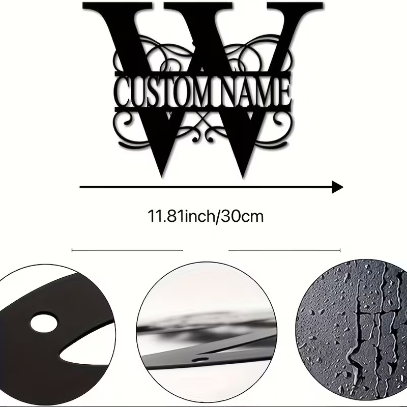 Classic Custom Monogram Metal  - огляд і ціна Home Decor Ideas