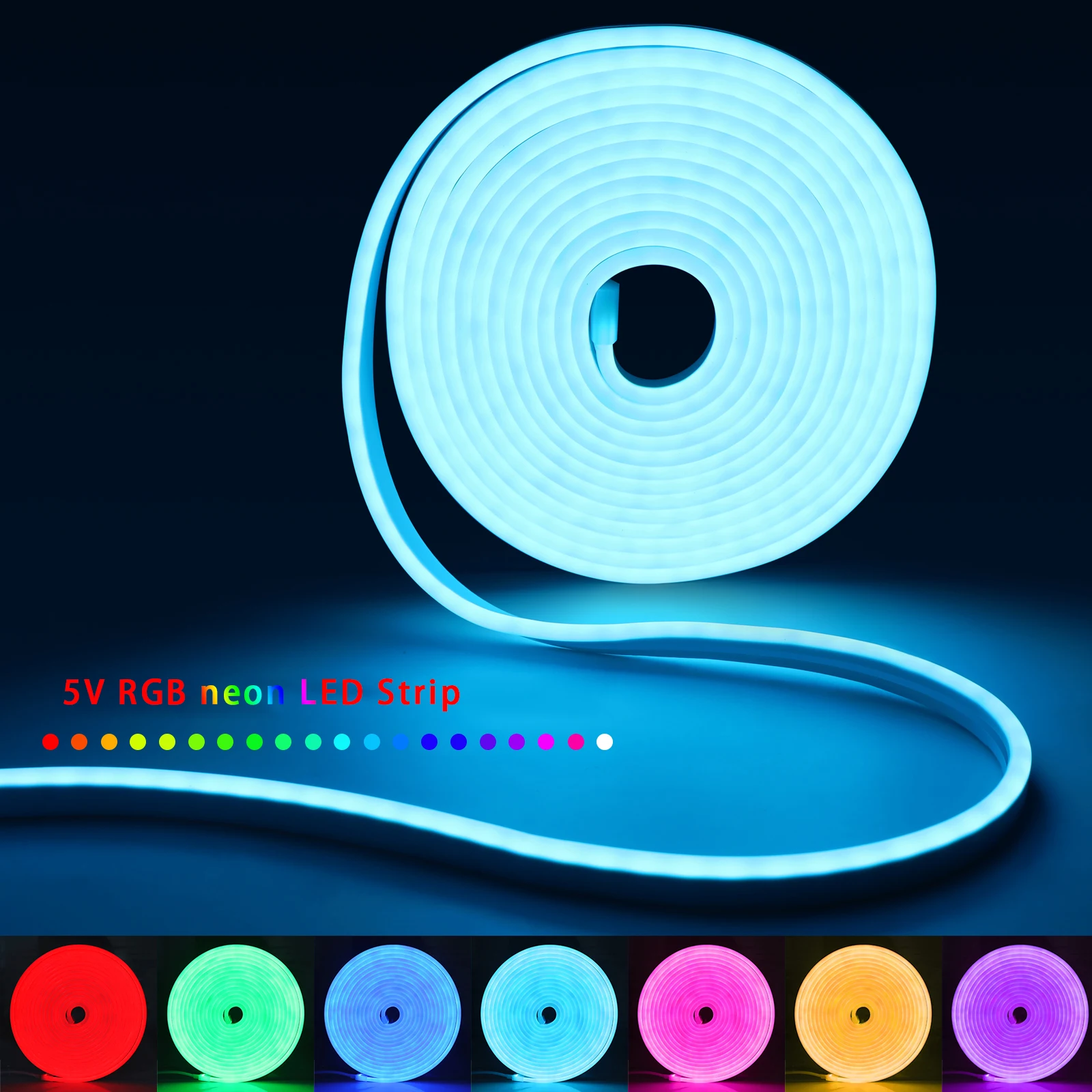 1-5m RGB LED Neon Strip Light  - огляд і ціна Rope Light Decoration